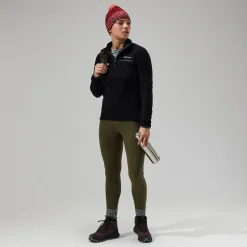 Berghaus Prism 2.0 Micro Half Zip Fleece für Damen - Schwarz-Damen Fleece