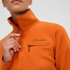 Berghaus Prism 2.0 Micro Half Zip Fleece für Damen - Orange-Damen Fleece