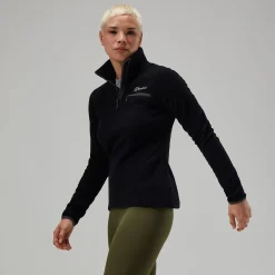 Berghaus Prism 2.0 Micro Half Zip Fleece für Damen - Schwarz-Damen Fleece