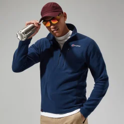 Berghaus Prism Micro Polartec Half Zip Fleece für Herren - Dunkelblau-Herren Fleece