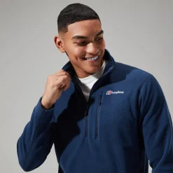 Berghaus Prism Micro Polartec Half Zip Fleece für Herren - Dunkelblau-Herren Fleece