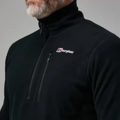 Berghaus Prism Micro Polartec Half Zip Fleece für Herren - Schwarz-Herren Fleece