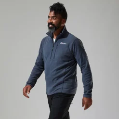 Berghaus Prism Micro Polartec Half Zip Fleece für Herren - Dunkelgrau-Herren Fleece