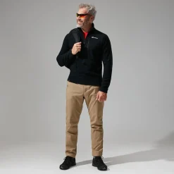 Berghaus Prism Micro Polartec Half Zip Fleece für Herren - Schwarz-Herren Fleece
