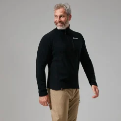 Berghaus Prism Micro Polartec Half Zip Fleece für Herren - Schwarz-Herren Fleece