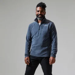 Berghaus Prism Micro Polartec Half Zip Fleece für Herren - Dunkelgrau-Herren Fleece