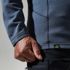 Berghaus Prism Micro Polartec Half Zip Fleece für Herren - Dunkelgrau-Herren Fleece