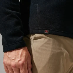 Berghaus Prism Micro Polartec Half Zip Fleece für Herren - Schwarz-Herren Fleece