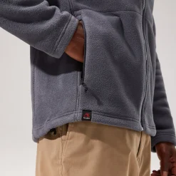 Berghaus Prism Polartec InterActive Jacken für Herren - Dunkelgrau-Herren Fleece