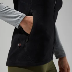 Berghaus Prism Polartec InterActive Weste für Damen - Schwarz-Damen Fleece | Westen