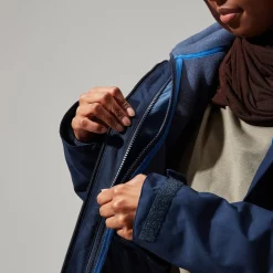 Berghaus Prism Polartec InterActive Jacken für Damen - Dunkelblau-Damen Fleece