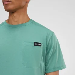 Berghaus Relaxed Kurzarm Tech-Shirt für Herren - Grün-Herren Baselayer