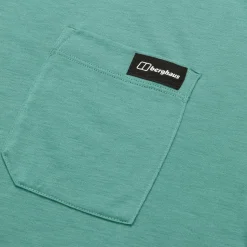 Berghaus Relaxed Kurzarm Tech-Shirt für Herren - Grün-Herren Baselayer