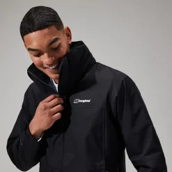 Berghaus RG Alpha 2.0 Jacken für Herren - Schwarz-Herren Wasserdicht