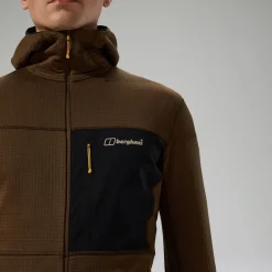 Berghaus Ridge-Hiker Kapuzenjacke für Herren - Braun/Schwarz-Herren Hoodies Und Sweatshirts