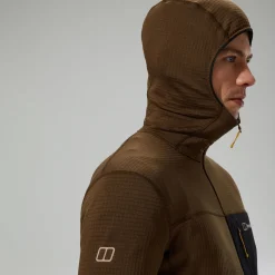 Berghaus Ridge-Hiker Kapuzenjacke für Herren - Braun/Schwarz-Herren Hoodies Und Sweatshirts