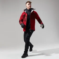 Berghaus Ridgemaster Jacke für Herren - Dunkelrot-Herren Wasserdicht