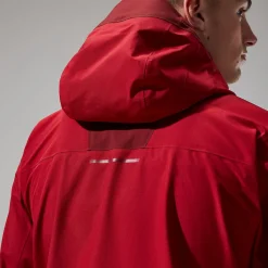 Berghaus Ridgemaster Jacke für Herren - Dunkelrot-Herren Wasserdicht