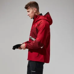 Berghaus Ridgemaster Jacke für Herren - Dunkelrot-Herren Wasserdicht