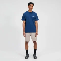 Berghaus Rolling Peaks Kurzarm Shirt für Herren - Blau-Herren T-shirts
