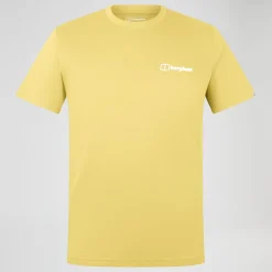 Berghaus Rolling Peaks Kurzarm Shirt für Herren - Gelb-Herren T-shirts