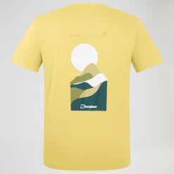 Berghaus Rolling Peaks Kurzarm Shirt für Herren - Gelb-Herren T-shirts