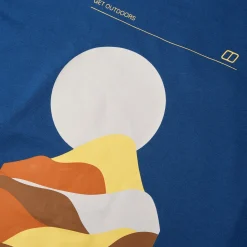 Berghaus Rolling Peaks Kurzarm Shirt für Herren - Blau-Herren T-shirts