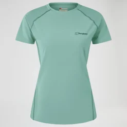 Berghaus 24/7 Short Sleeve Tech T-Shirt für Damen - Grün-Damen Baselayer