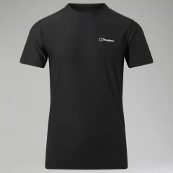 Berghaus 24/7 Short Sleeve Tech T-Shirt für Herren - Schwarz-Herren Baselayer
