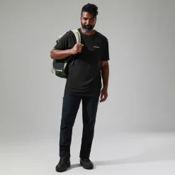 Berghaus 24/7 Short Sleeve Tech T-Shirt für Herren - Schwarz-Herren Baselayer
