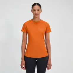 Berghaus 24/7 Short Sleeve Tech T-Shirt für Damen - Orange-Damen Baselayer