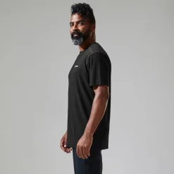 Berghaus 24/7 Short Sleeve Tech T-Shirt für Herren - Schwarz-Herren Baselayer