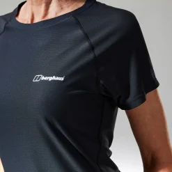 Berghaus 24/7 Short Sleeve Tech T-Shirt für Damen - Schwarz-Damen Baselayer