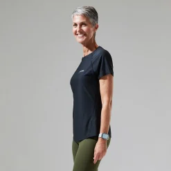 Berghaus 24/7 Short Sleeve Tech T-Shirt für Damen - Schwarz-Damen Baselayer