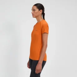 Berghaus 24/7 Short Sleeve Tech T-Shirt für Damen - Orange-Damen Baselayer