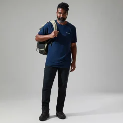 Berghaus 24/7 Short Sleeve Tech T-Shirt für Herren - Dunkelblau-Herren Baselayer