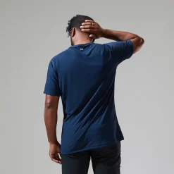 Berghaus 24/7 Short Sleeve Tech T-Shirt für Herren - Dunkelblau-Herren Baselayer
