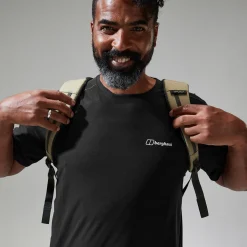 Berghaus 24/7 Short Sleeve Tech T-Shirt für Herren - Schwarz-Herren Baselayer
