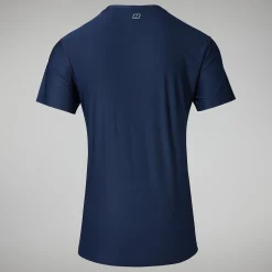 Berghaus 24/7 Short Sleeve Tech T-Shirt für Herren - Dunkelblau-Herren Baselayer