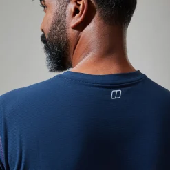 Berghaus 24/7 Short Sleeve Tech T-Shirt für Herren - Dunkelblau-Herren Baselayer