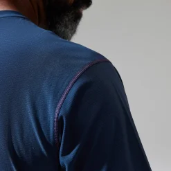 Berghaus 24/7 Short Sleeve Tech T-Shirt für Herren - Dunkelblau-Herren Baselayer