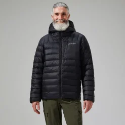 Berghaus Silksworth Daunenjacke mit Kapuze für Herren - Schwarz-Herren Isolierend