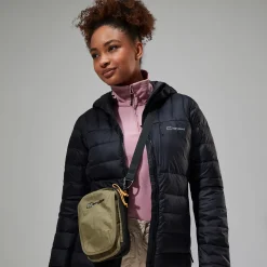 Berghaus Silksworth Daunenjacke mit Kapuze für Damen - Schwarz-Damen Isolierend