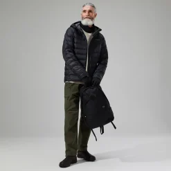 Berghaus Silksworth Daunenjacke mit Kapuze für Herren - Schwarz-Herren Isolierend