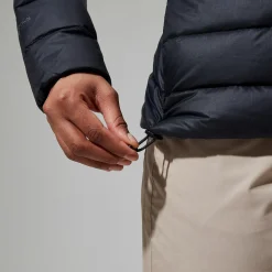 Berghaus Silksworth Daunenjacke mit Kapuze für Damen - Schwarz-Damen Isolierend