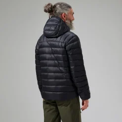 Berghaus Silksworth Daunenjacke mit Kapuze für Herren - Schwarz-Herren Isolierend