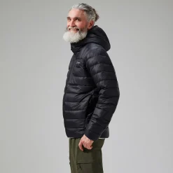 Berghaus Silksworth Daunenjacke mit Kapuze für Herren - Schwarz-Herren Isolierend
