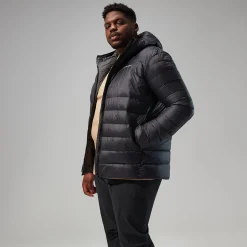 Berghaus Silksworth Daunenjacke mit Kapuze für Herren - Schwarz-Herren Isolierend