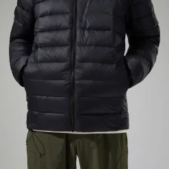 Berghaus Silksworth Daunenjacke mit Kapuze für Herren - Schwarz-Herren Isolierend