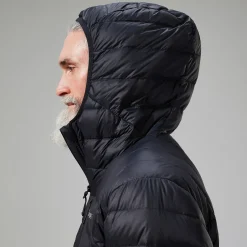 Berghaus Silksworth Daunenjacke mit Kapuze für Herren - Schwarz-Herren Isolierend